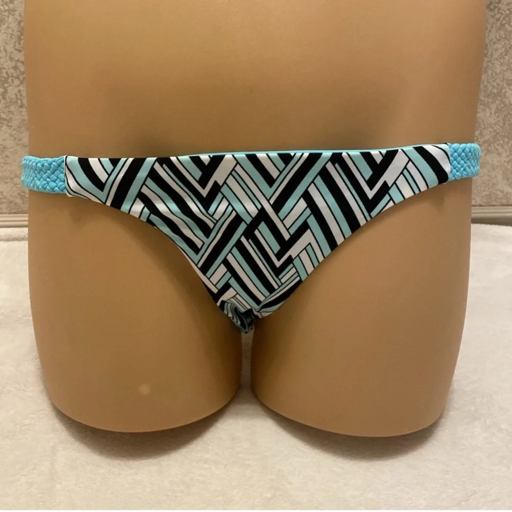 Dippin' Daisy's Black and Blue Patterned Bikini